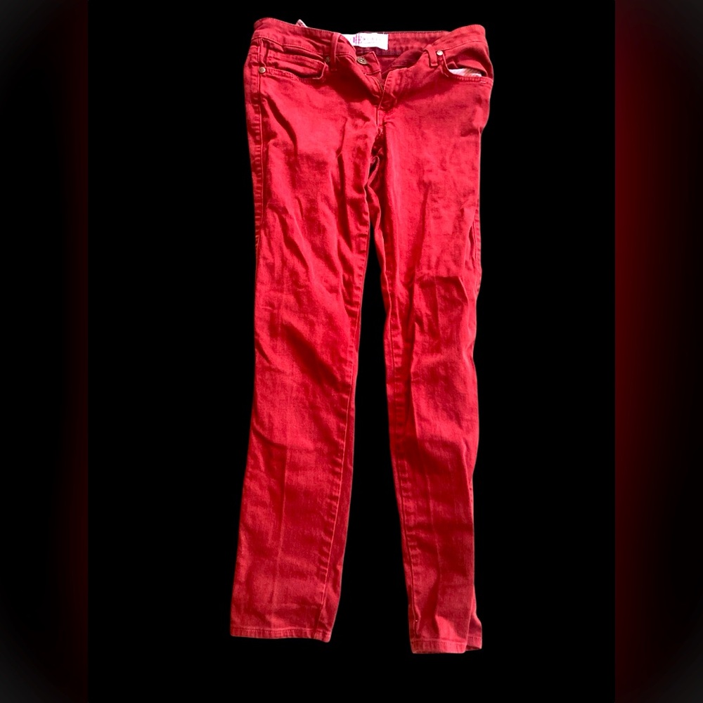 Easy Money Company Red Jeans